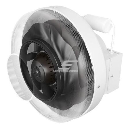 Duct centrifugal fan | D250 | 1100 m³/h | 210 W | 230 V | 580 Pa | plastic housing | white | 15625 2 Duct centrifugal fan | D250 | 1100 m³/h | 210 W | 230 V | 580 Pa | plastic housing | white | 15625 2
