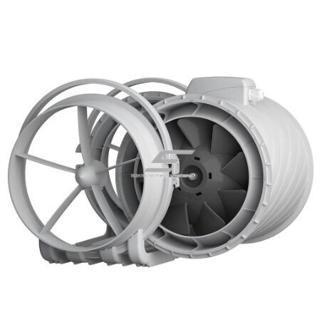 Kanālu jauktās plūsmas ventilators Turbo Join Compact 250 | D250 | 1405 m³/h | 225 W | 230 V | 2 ātrumi | 383×310×261 mm | balts | 01868 3 Kanālu jauktās plūsmas ventilators Turbo Join Compact 250 | D250 | 1405 m³/h | 225 W | 230 V | 2 ātrumi | 383×310×261 mm | balts | 01868 3