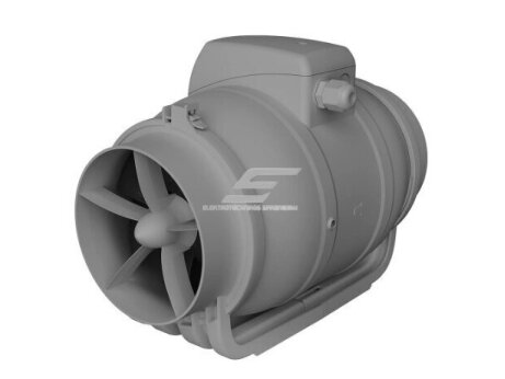 Kanalinis mišraus srauto ventiliatorius Turbo Join Compact 125 | D125 | 355 m³/h | 29 W | 230 V | 2 greičiai | 291×173×216 mm | pilkas | 01872