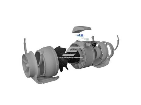 Kanalinis mišraus srauto ventiliatorius Turbo Join Compact 125 | D125 | 355 m³/h | 29 W | 230 V | 2 greičiai | 291×173×216 mm | pilkas | 01872 3 Kanalinis mišraus srauto ventiliatorius Turbo Join Compact 125 | D125 | 355 m³/h | 29 W | 230 V | 2 greičiai | 291×173×216 mm | pilkas | 01872 3