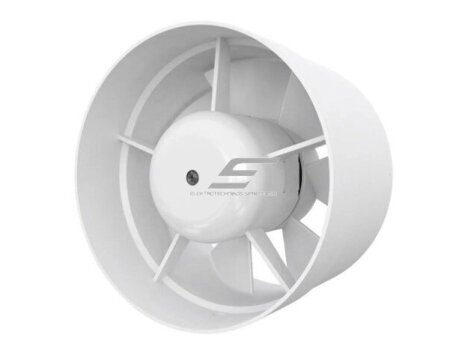Kanalinis ventiliatorius | buitinis | ventiliacijos | vėdinimo sistemoms | 12V | D125 | 128x128x87mm | IP24 | plastikas | baltas 1 Kanalinis ventiliatorius | buitinis | ventiliacijos | vėdinimo sistemoms | 12V | D125 | 128x128x87mm | IP24 | plastikas | baltas 1
