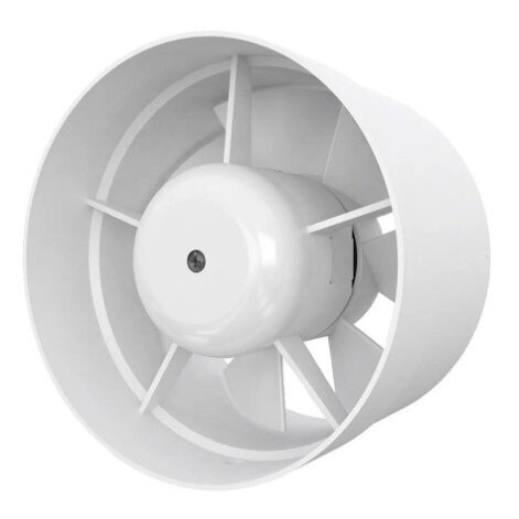 Kanalveida ventilators | sadzīves | ventilācijas sistēmām | 12V | D125 | 128x128x87mm | IP24 | plastmasa | balts 1 Kanalveida ventilators | sadzīves | ventilācijas sistēmām | 12V | D125 | 128x128x87mm | IP24 | plastmasa | balts 1