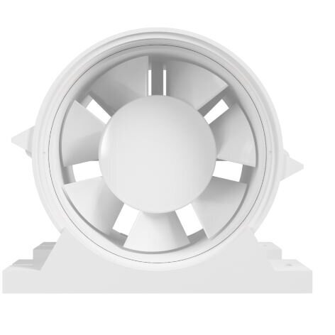 Duct fan | supply and exhaust airflow | 230V | D100 | 138x119x139mm | plastic | white 4 Duct fan | supply and exhaust airflow | 230V | D100 | 138x119x139mm | plastic | white 4