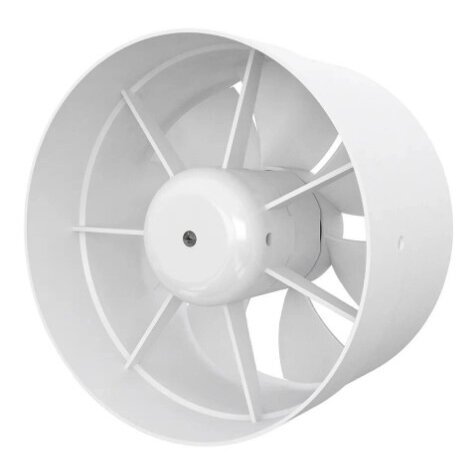 Kanalveida ventilators | sadzīves | ventilācijas sistēmām | D160 | 163x163x101mm | IP24 | plastmasa | balts 1