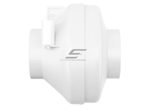 Kanalinis išcentrinis ventiliatorius | D100 | 265 m³/h | 52 W | 230 V | 310 Pa | plastikinis korpusas | baltas | 15621 1