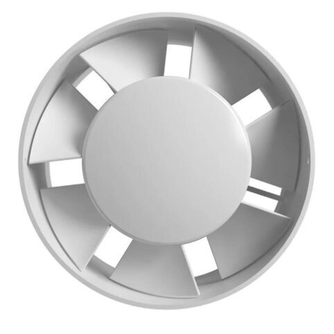 Kanalveida ventilators | sadzīves | ventilācijas sistēmām | D100 | 103x103x80mm | IP24 | plastmasa | balts 1