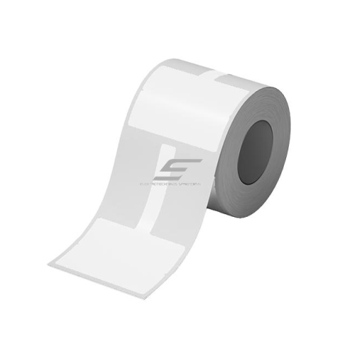 Cable marking label | F type double-sided | 25x38 + 38mm | white | 400 pcs/roll | for wire and cable marking Cable marking label | F type double-sided | 25x38 + 38mm | white | 400 pcs/roll | for wire and cable marking
