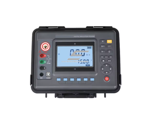 Izoliacijos varžos matuoklis (megometras) | 0.01 MΩ–10 TΩ | 100-5000 V | LCD ekranas | AC/DC įtampos, srovės ir talpos matavimas 1 Izoliacijos varžos matuoklis (megometras) | 0.01 MΩ–10 TΩ | 100-5000 V | LCD ekranas | AC/DC įtampos, srovės ir talpos matavimas 1
