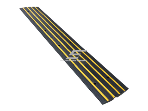 Kabelių apsauginė rampa | 1 kanalo | guminė kabelių apsauga | 1220x410x64 mm | su užvažiavimo funkcija | geltona/juoda | lauko sąlygoms 2 Kabelių apsauginė rampa | 1 kanalo | guminė kabelių apsauga | 1220x410x64 mm | su užvažiavimo funkcija | geltona/juoda | lauko sąlygoms 2