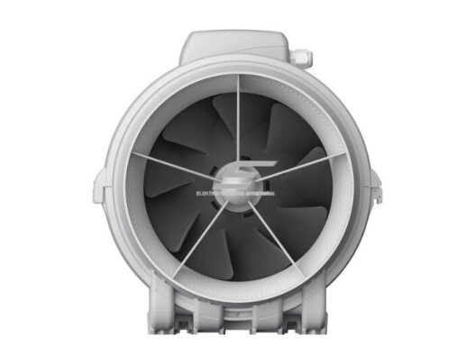 Kanalinis mišraus srauto ventiliatorius Turbo Join Compact 250 | D250 | 1405 m³/h | 225 W | 230 V | 2 greičiai | 383×310×261 mm | baltas | 01868 1