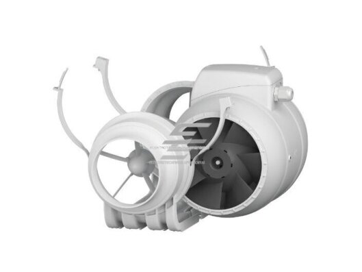 Kanalinis mišraus srauto ventiliatorius Turbo Join Compact 125 | D125 | 355 m³/h | 29 W | 230 V | 2 greičiai | 291×173×216 mm | pilkas | 34605 1 Kanalinis mišraus srauto ventiliatorius Turbo Join Compact 125 | D125 | 355 m³/h | 29 W | 230 V | 2 greičiai | 291×173×216 mm | pilkas | 34605 1