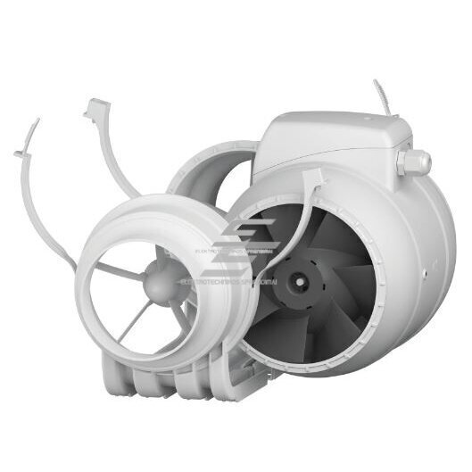 Mixed-flow duct fan Turbo Join Compact 150/160 | D160 | 570 m³/h | 50 W | 230 V | 2 speeds | 340×190×238 mm | grey | 34607 2 Mixed-flow duct fan Turbo Join Compact 150/160 | D160 | 570 m³/h | 50 W | 230 V | 2 speeds | 340×190×238 mm | grey | 34607 2