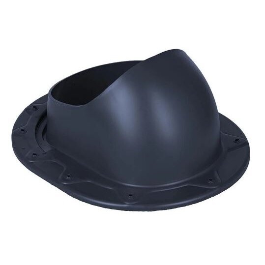 Ventilācijas izvada stiprinājums dakstiņu jumta segumam | 330×265 mm | ABS | pelēks Ventilācijas izvada stiprinājums dakstiņu jumta segumam | 330×265 mm | ABS | pelēks