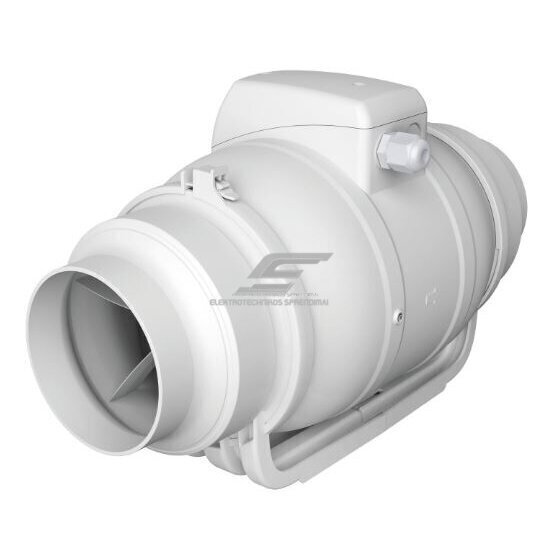 Kanałowy wentylator o przepływie mieszanym Turbo Join Compact 125 | D125 | 355 m³/h | 29 W | 230 V | 2 biegi | 291×173×216 mm | szary | 34605