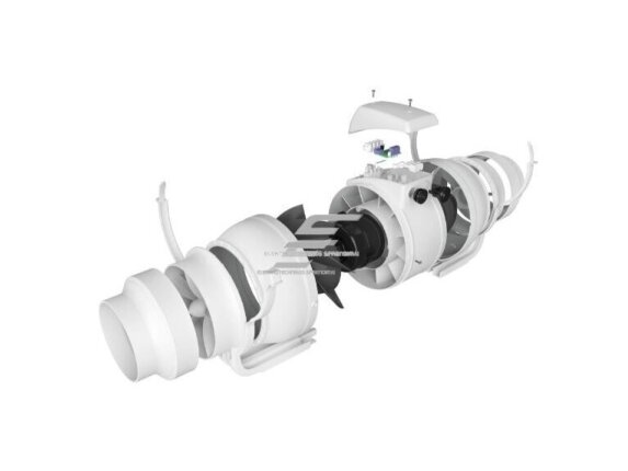Kanalinis mišraus srauto ventiliatorius Turbo Join Compact 100 | D100 | 250 m³/h | 25 W | 230 V | 2 greičiai | 371×173×216 mm | baltas | 34604 3 Kanalinis mišraus srauto ventiliatorius Turbo Join Compact 100 | D100 | 250 m³/h | 25 W | 230 V | 2 greičiai | 371×173×216 mm | baltas | 34604 3