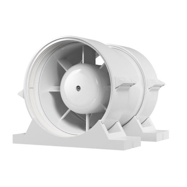 Wentylator kanałowy | przepływ powietrza nawiewno-wywiewnego | 230V | D125 | 163x128.6x146mm | plastik | biały 2 Wentylator kanałowy | przepływ powietrza nawiewno-wywiewnego | 230V | D125 | 163x128.6x146mm | plastik | biały 2