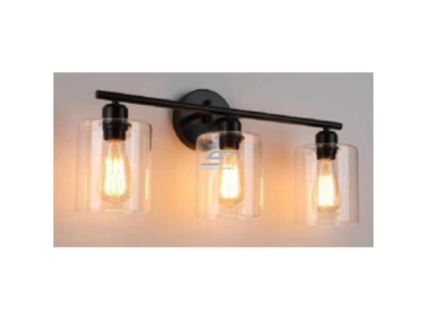 Šviestuvas tvirtinamas ant sienos | E27 | 3x35W | 230V | Ø100x210mm | be lempučių | IP20 | juodas Šviestuvas tvirtinamas ant sienos | E27 | 3x35W | 230V | Ø100x210mm | be lempučių | IP20 | juodas