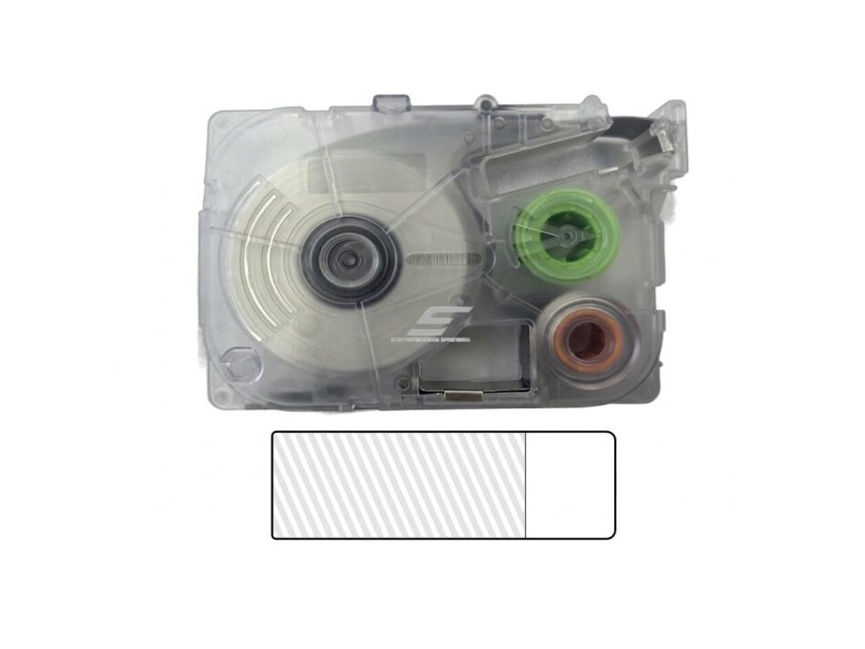 Kabelio žymėjimo etiketė | apsukama aplink kabelį | 14x12 + 28mm | balta | 180 vnt/rul. | laidų ir kabelių ženklinimui
