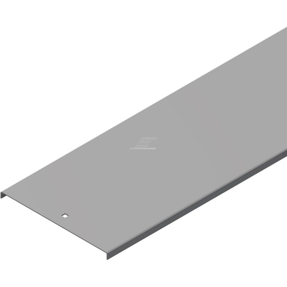 Cable ladder cover | 600 mm | 1.5 mm steel | 3000 mm | hot-dip galvanized