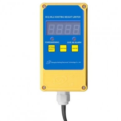 Lifting equipment | crane load limiter with weight sensor | up to 10T | 380V | 130x70mm | yellow Lifting equipment | crane load limiter with weight sensor | up to 10T | 380V | 130x70mm | yellow