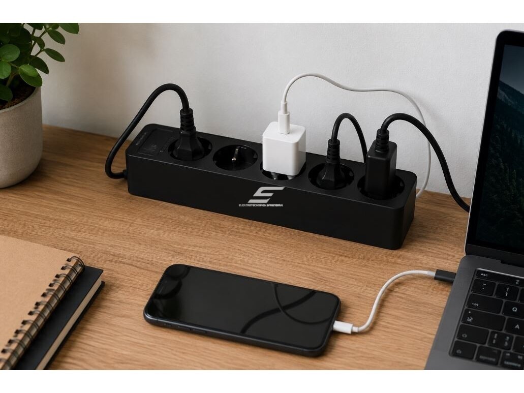 Kištukinis lizdas | 5xSchuko | 16A | 250V | 3680W | su įžeminimu | atsparus UV | juodas | FAMATEL | 2505-N | 8429760822264 1 Kištukinis lizdas | 5xSchuko | 16A | 250V | 3680W | su įžeminimu | atsparus UV | juodas | FAMATEL | 2505-N | 8429760822264 1
