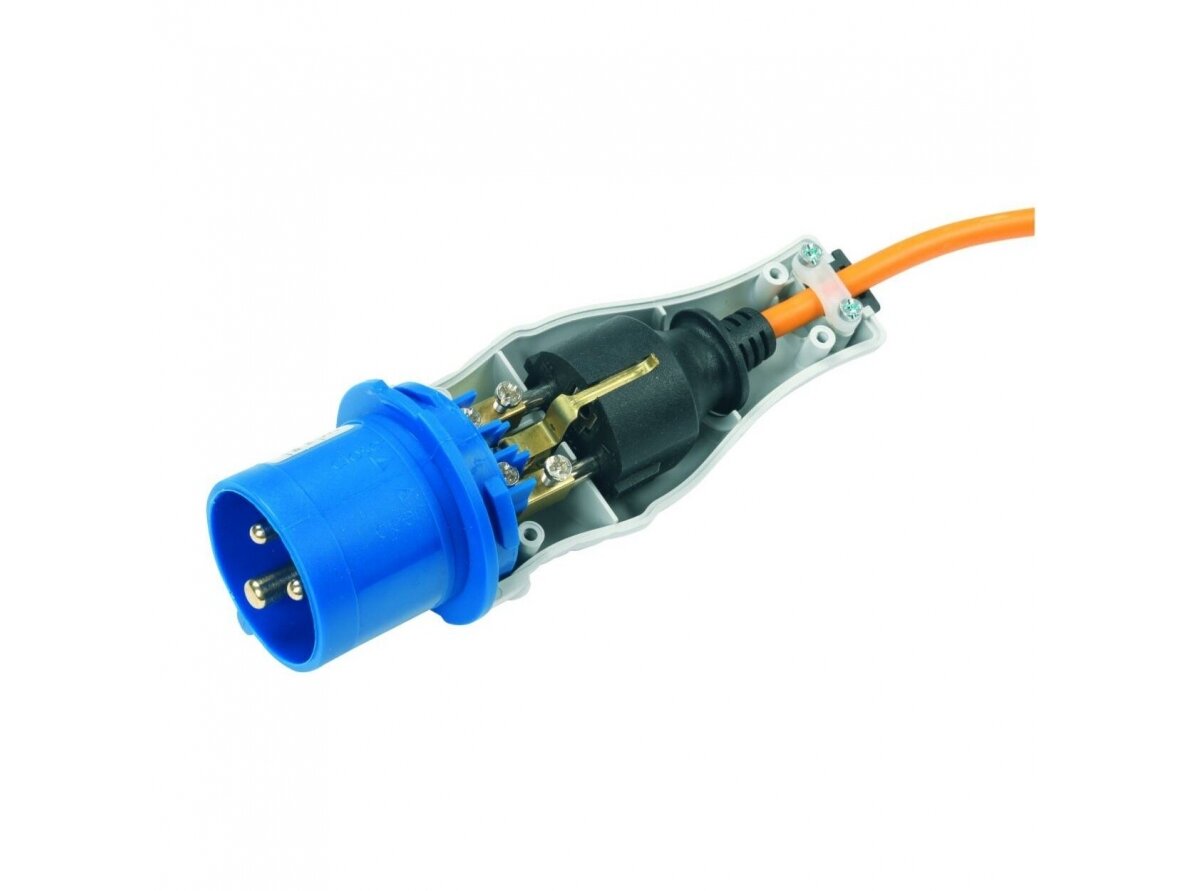 Kištukas (adapteris) perėjimas į shuko kištuką iš 230V į 230V 16A 8051093576974