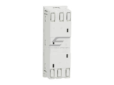 Modulinis kištukinis lizdas | su įžeminimu | įmontuojamas | 3xSchuko | 16A | 135x45x39,4mm | IP21D | baltas | Schneider Electric | Unica | NU307618 2