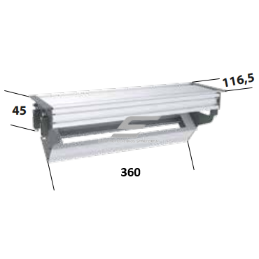 Socket box | for furniture installation | 14+2 modules (22.5mm) | TEM 1