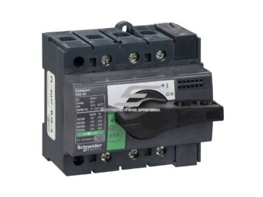 Modulinis kirtiklis | 0-1 | 3P | 40A | 20kW | IP40 | DIN | Schneider Electric | INS 40A | 28900 Modulinis kirtiklis | 0-1 | 3P | 40A | 20kW | IP40 | DIN | Schneider Electric | INS 40A | 28900