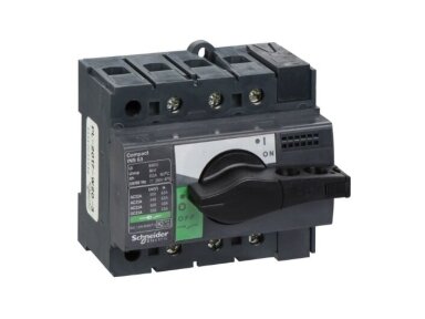 Modulinis kirtiklis | 0-1 | 3P | 63A | 20kW | IP40 | DIN | Schneider Electric | INS 63A | 28902 Modulinis kirtiklis | 0-1 | 3P | 63A | 20kW | IP40 | DIN | Schneider Electric | INS 63A | 28902