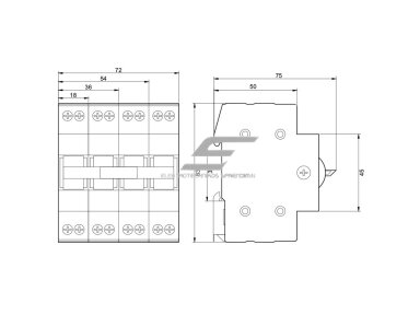 Modulinis galios perjungiklis | kirtiklis elektros generatoriams | 1-0-2 | 4P | 63A | IP20 | DIN | Promfactor Baltic | FSD24063 Modulinis galios perjungiklis | kirtiklis elektros generatoriams | 1-0-2 | 4P | 63A | IP20 | DIN | Promfactor Baltic | FSD24063