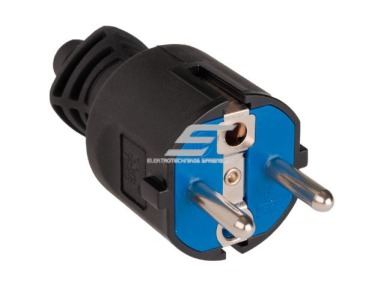 Kištukas | schuko | nešiojamas | ant laido | su įžeminimu | 16A | 230V | 2P+E | tiesus | gumuotas | juodas/mėlynas | IP44 | Solera | 706C Kištukas | schuko | nešiojamas | ant laido | su įžeminimu | 16A | 230V | 2P+E | tiesus | gumuotas | juodas/mėlynas | IP44 | Solera | 706C