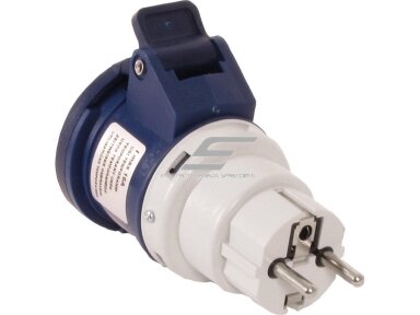 Kištukas | adapteris | perėjimas | iš schuko 230V į 230V 3P 16A | 6h | IP40 | FAMATEL | 13912 Kištukas | adapteris | perėjimas | iš schuko 230V į 230V 3P 16A | 6h | IP40 | FAMATEL | 13912