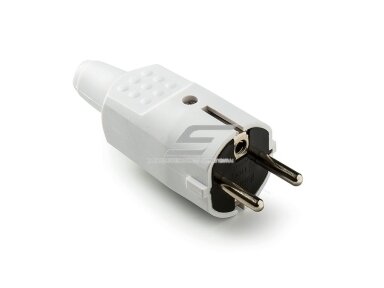 Kištukas | schuko | nešiojamas | ant laido | su įžeminimu | 16A | 230V | 2P+E | tiesus | PVC | baltas | IP20 | FAMATEL | 1104-B Kištukas | schuko | nešiojamas | ant laido | su įžeminimu | 16A | 230V | 2P+E | tiesus | PVC | baltas | IP20 | FAMATEL | 1104-B
