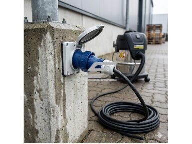 Kištukas | schuko | nešiojamas | ant laido | su įžeminimu | 16A | 230V | 2P+E | su dangteliu | tiesus | baltas/mėlynas | IP67 | FAMATEL | 23960 Kištukas | schuko | nešiojamas | ant laido | su įžeminimu | 16A | 230V | 2P+E | su dangteliu | tiesus | baltas/mėlynas | IP67 | FAMATEL | 23960