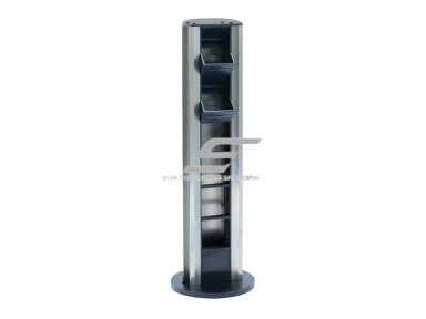 Modulinis kištukinių lizdų | jungčių blokas | kolona | montuojamas ant paviršiaus | 12 mod. | 420x100mm | pilkas | ESP04-12-01 Modulinis kištukinių lizdų | jungčių blokas | kolona | montuojamas ant paviršiaus | 12 mod. | 420x100mm | pilkas | ESP04-12-01