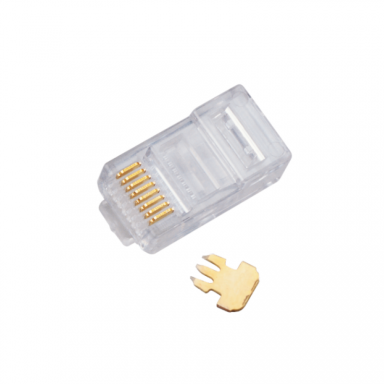 RJ45 (8P8C) spraudnis | UTP CAT 5e kabelim | neekranēts