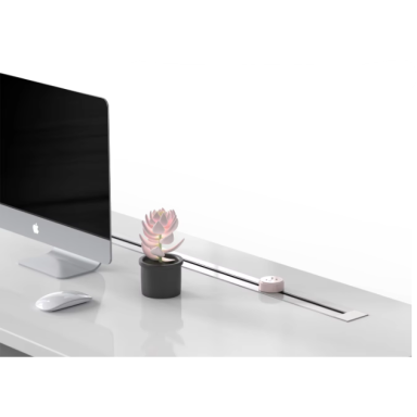 Socket outlets on rail | flush-mounted | 3xschuko | 8000W | 350x86x21mm | grey Socket outlets on rail | flush-mounted | 3xschuko | 8000W | 350x86x21mm | grey