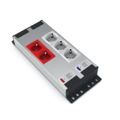Socket block | surface mounted | 3xschuko | 2xUPS | 1xCat6 | 1xCat3 | TEM Socket block | surface mounted | 3xschuko | 2xUPS | 1xCat6 | 1xCat3 | TEM