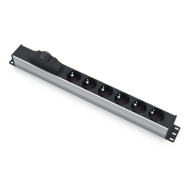 Surface-mounted socket block | 6xschuko | with automatic circuit breaker 16A B | TEM Surface-mounted socket block | 6xschuko | with automatic circuit breaker 16A B | TEM