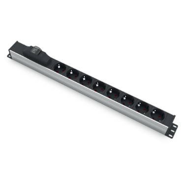 Surface-mounted socket block | 8xschuko | with automatic circuit breaker 16A B | TEM Surface-mounted socket block | 8xschuko | with automatic circuit breaker 16A B | TEM