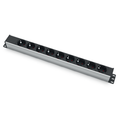 Socket block | surface-mounted | 9xSchuko | TEM Socket block | surface-mounted | 9xSchuko | TEM