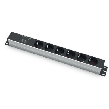 Surface-mounted socket block | 6xSchuko | with surge protection | TEM Surface-mounted socket block | 6xSchuko | with surge protection | TEM
