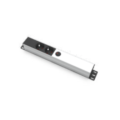 Plug socket block with LED lighting | screw mounting | 2xSchuko | 13cm LED strip | 230V | TEM Plug socket block with LED lighting | screw mounting | 2xSchuko | 13cm LED strip | 230V | TEM