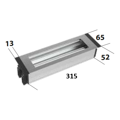 Rozetes kārba | montāžai mēbelēs | 12+2 moduļi (22,5mm) | TEM Rozetes kārba | montāžai mēbelēs | 12+2 moduļi (22,5mm) | TEM