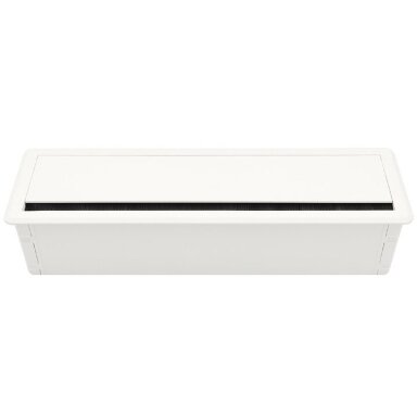 Kontaktligzdu kārba | montāžai mēbelēs | 20 moduļi | 503x112x100mm | balts Kontaktligzdu kārba | montāžai mēbelēs | 20 moduļi | 503x112x100mm | balts