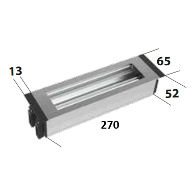 Rozetes kārba | montāžai mēbelēs | 10+2 moduļi (22,5mm) | TEM Rozetes kārba | montāžai mēbelēs | 10+2 moduļi (22,5mm) | TEM