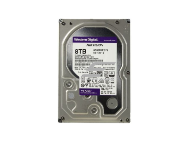 Kietasis įrašymo diskas | 8TB | WD Purple | Hikvision | Surveillance | WD82PURX-78 Kietasis įrašymo diskas | 8TB | WD Purple | Hikvision | Surveillance | WD82PURX-78