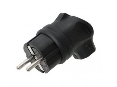 Kištukas | schuko | nešiojamas ant laido | su įžeminimu | 16A | 250V | 2+PE | gumuotas | kampinis | IP44 | juodas | IEK | Omega | PKR01-U-016-2-K02 | 4606056209662 Kištukas | schuko | nešiojamas ant laido | su įžeminimu | 16A | 250V | 2+PE | gumuotas | kampinis | IP44 | juodas | IEK | Omega | PKR01-U-016-2-K02 | 4606056209662