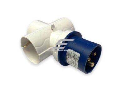 Kištukas | adapteris | perėjimas | iš 230V 3P 16A 6h į 230V 3x16A schuko | IP40 | FAMATEL | 13913 Kištukas | adapteris | perėjimas | iš 230V 3P 16A 6h į 230V 3x16A schuko | IP40 | FAMATEL | 13913